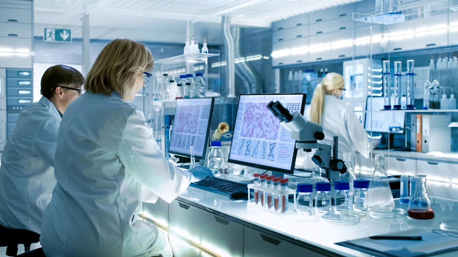 Laboratory research setting
